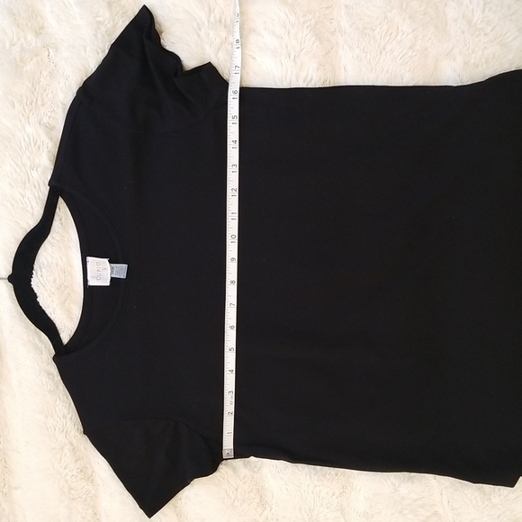 Cupio black plain short sleeve t-shirt, size S - Picture 5 of 8
